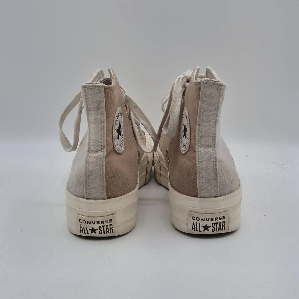 Converse Chuck Taylor All Star 2 Shoes Womens‎ Size 8.5 Beige Gray A01581C
